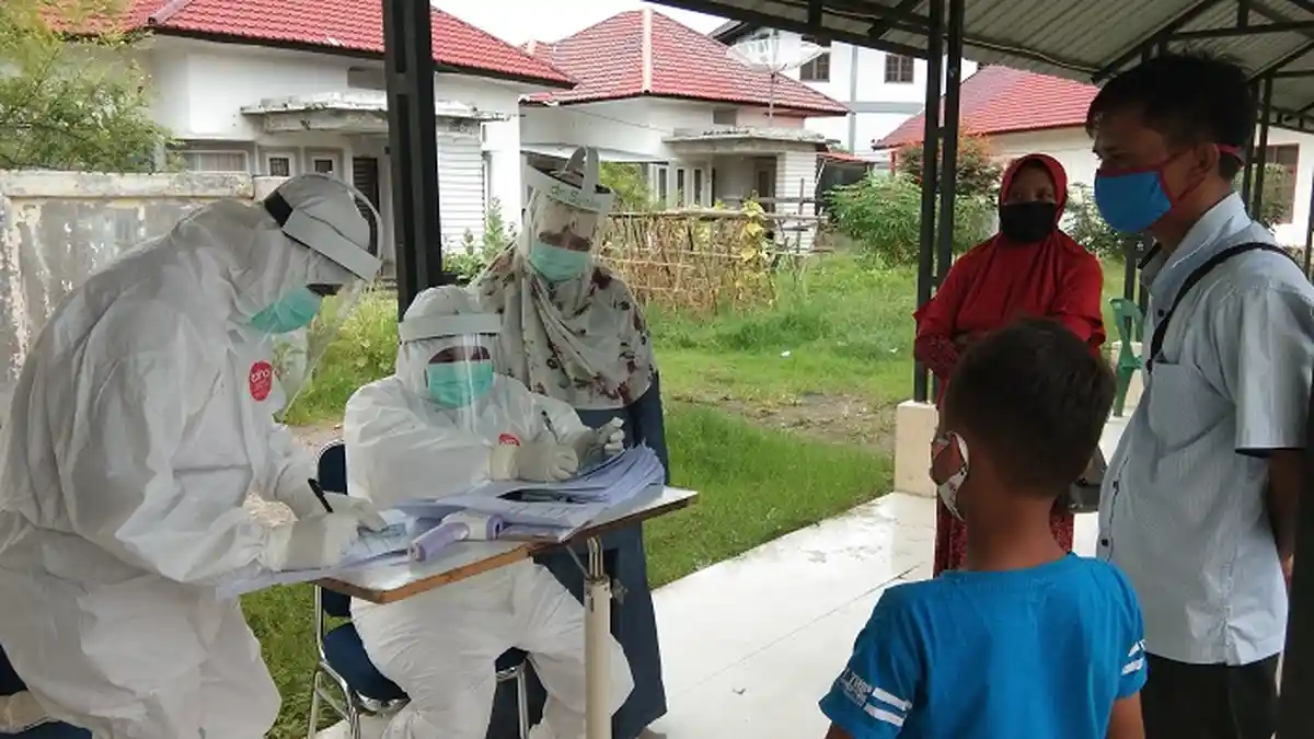 Ini Hasil Swab Balitbangkes Aceh Besar Terhadap 90 Orang Warga Lhokseumawe 