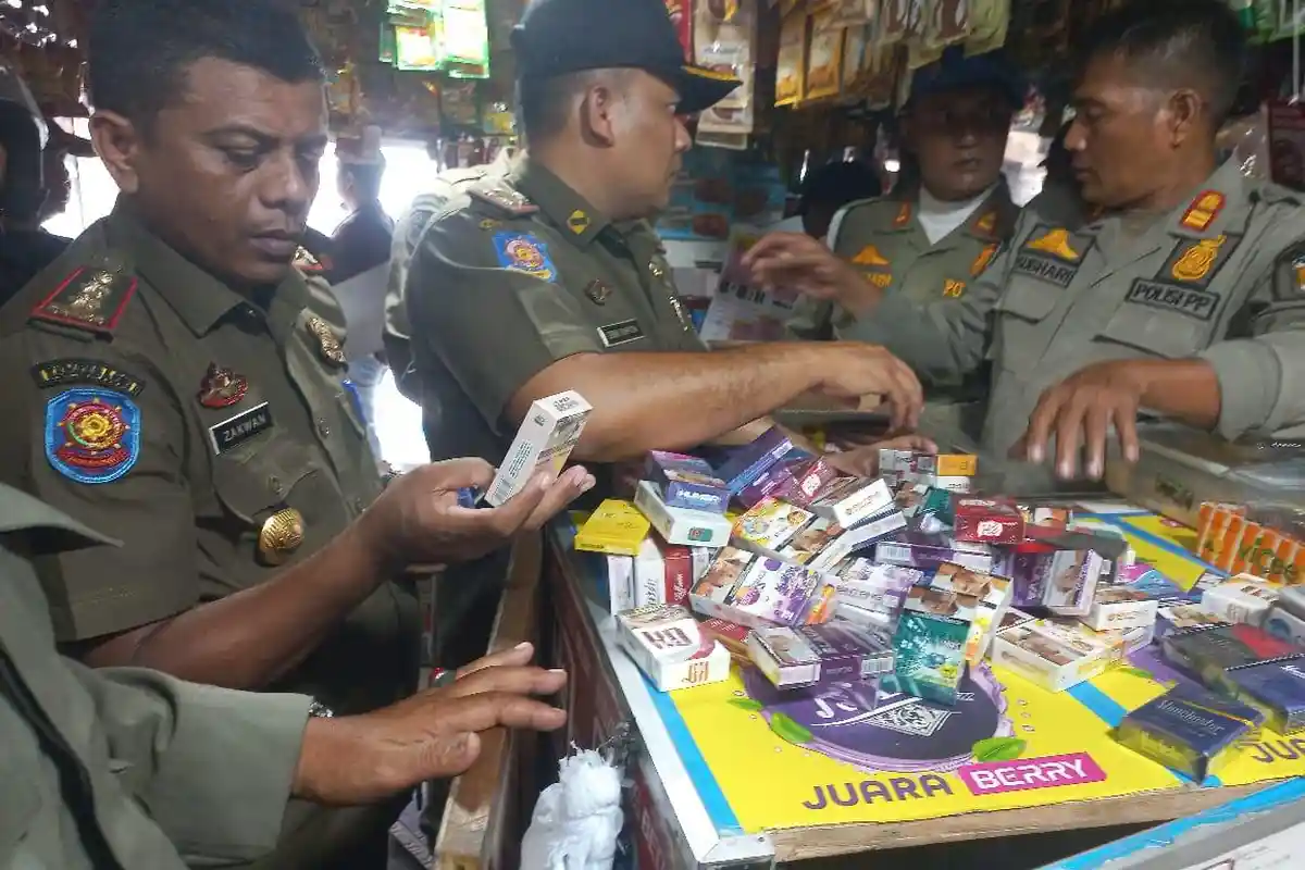 413 Bungkus Rokok Ilegal Diamankan di Banda Aceh