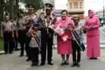 Penyambutan Kapolda Sumut Irjen Pol Martuani Sormin