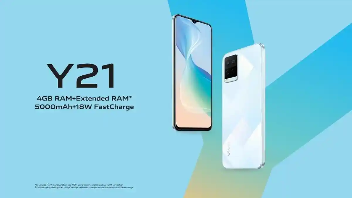 Andalkan Teknologi Extended RAM, Intip Harga HP Vivo Y21 Bulan Januari 2023