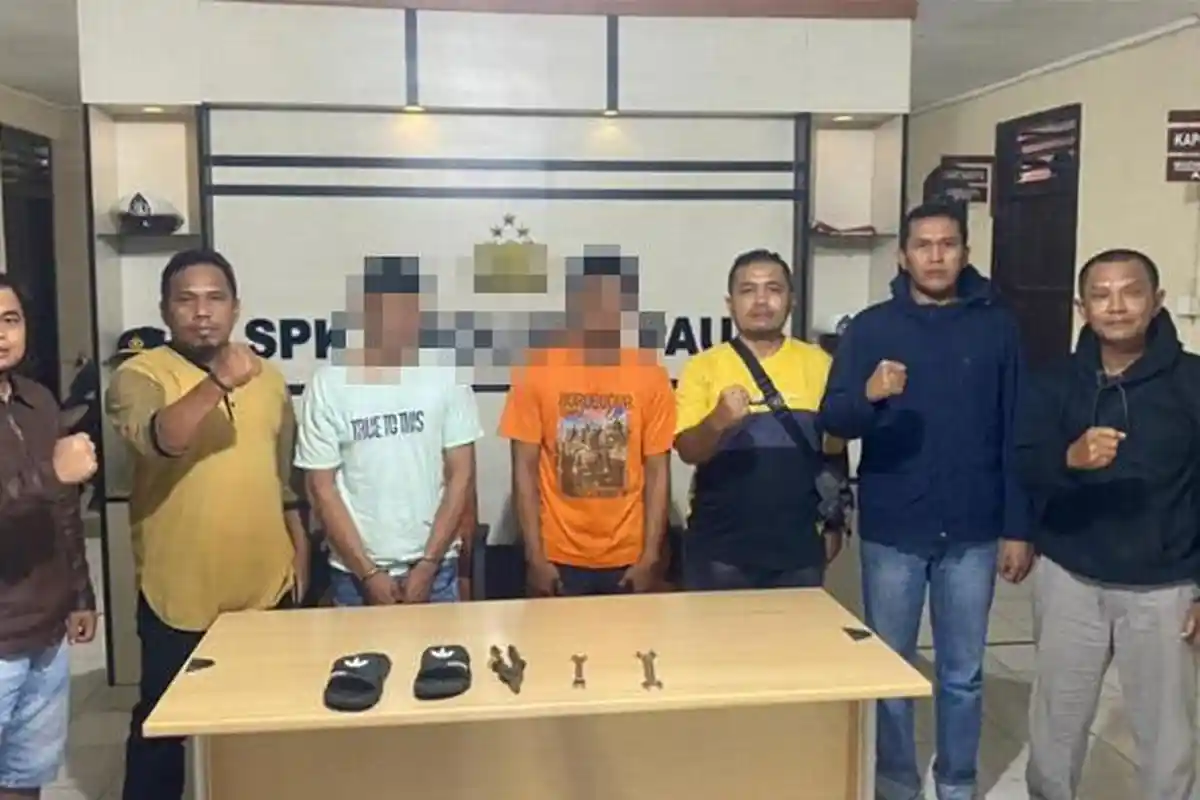 Embat Kabel & Accu Travo Listrik Kampus Unand, 2 Pria Diciduk Polsek Pauh, Sudah 11 Kali Beraksi