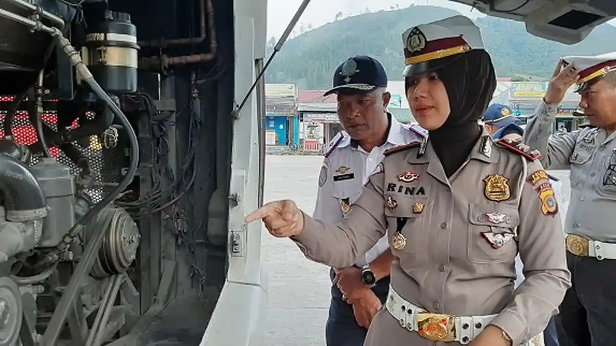 Satlantas Polres Aceh Tengah Gelar Ramp Check Angkutan Umum, Ini Sasarannya