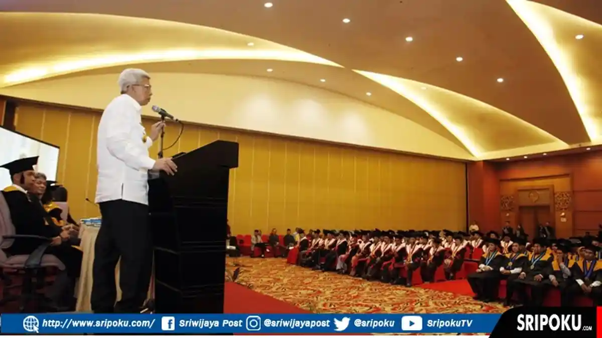 Hadiri Wisuda STISIPOL Candradimuka, Mawardi Yahya Harapkan Wisudawan Buka Lapangan Kerja Baru