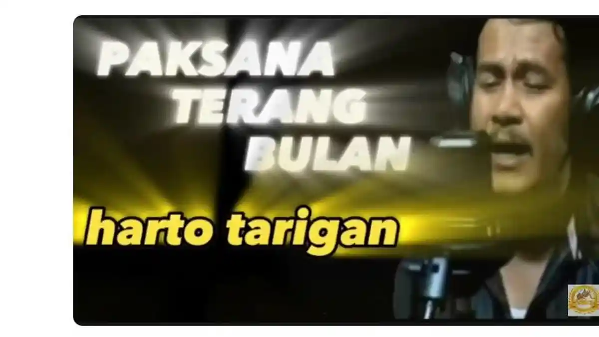 Lirik Lagu Karo Paksana Terang Bulan yang Dipopulerkan Harto Tarigan