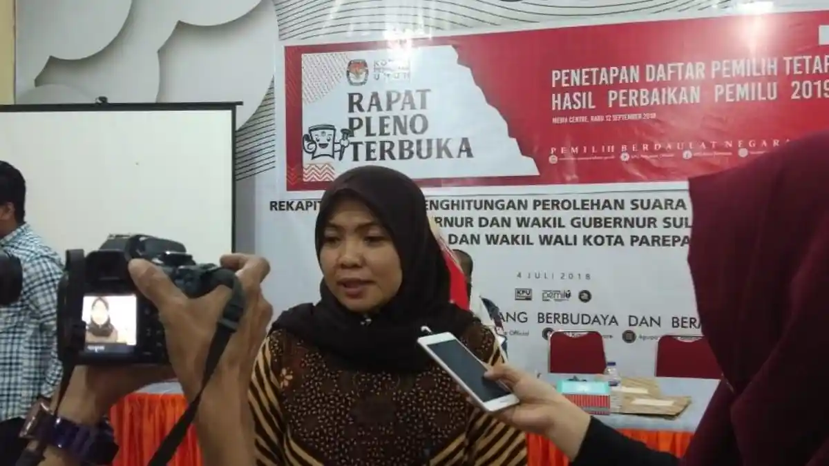 KPU Parepare Tetapkan DCT Capai 305 Orang, Keterwakilan Perempuan Hampir 40 persen