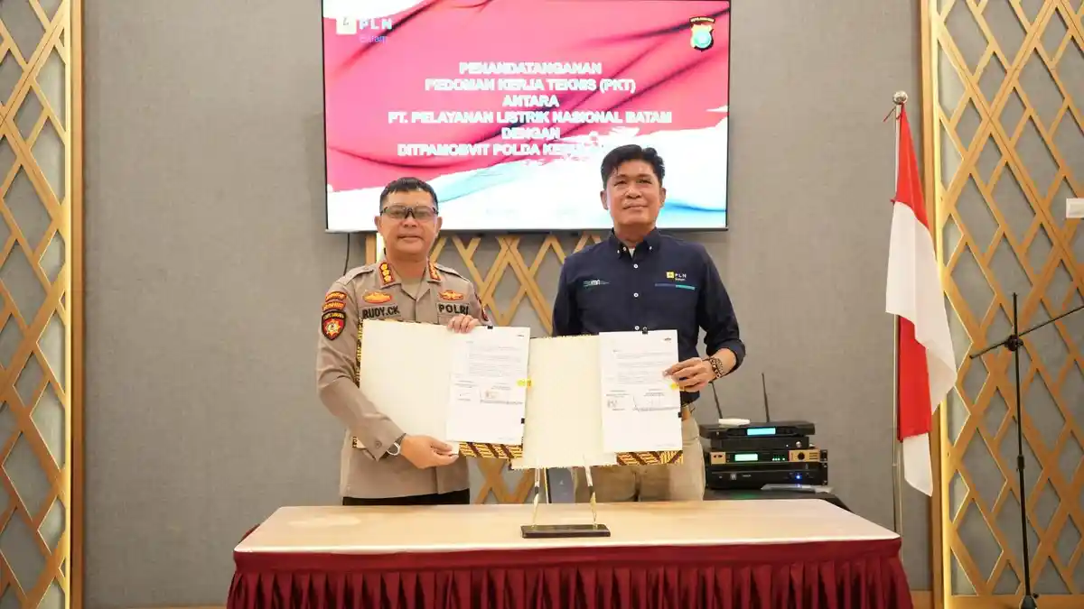 PLN Batam dan Ditpamobvit Polda Kepri Perkuat Sinergi Pengamanan