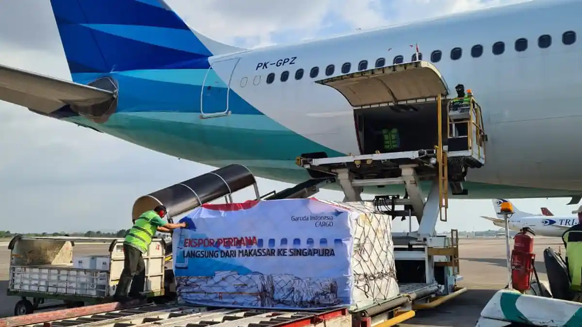 Airbus A330-300 Garuda Indonesia Layani Kargo Rute Khusus Makassar-Singapura
