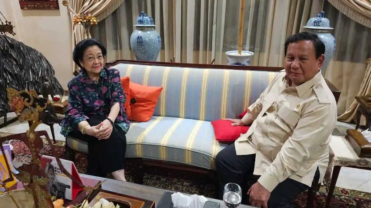 Pertemuan Prabowo dan Megawati Bukan Diam-diam namun Mendadak, Siapa Saja yang Diajak Presiden?