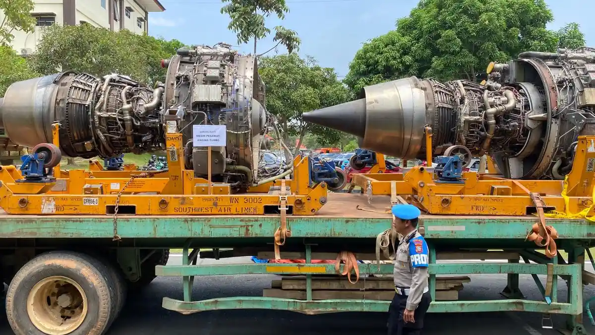 Polisi Kejar Pembuat Manifest dan Pemilik 3 Mesin Pesawat Bekas yang ...