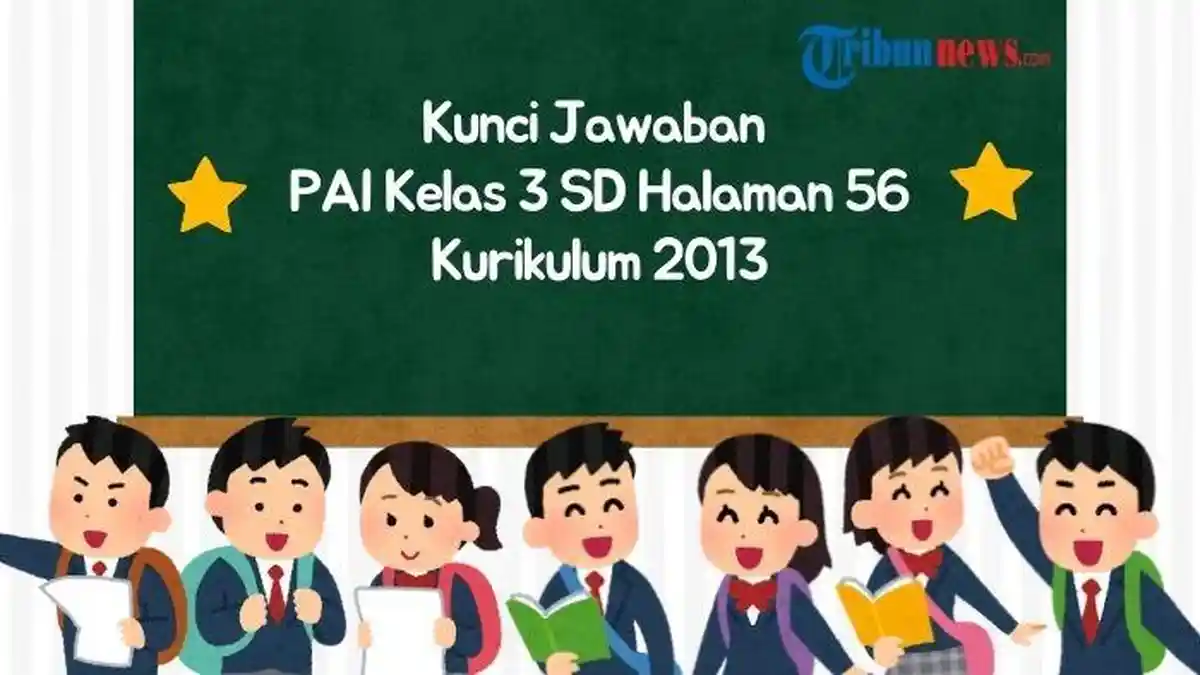 Kunci Jawaban PAI Kelas 3 Halaman 56 Kurikulum 2013 Belajar di Rumah Bab 4 Berperilaku Peduli