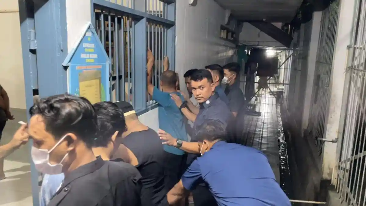 Lapas Kelas IIA Palu Perketat Razia untuk Tekan Peredaran Barang Terlarang