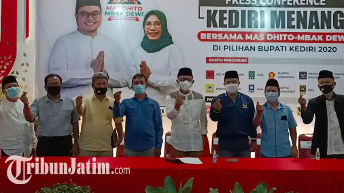 Hasil Hitung Cepat Pilkada Kediri Paslon Dhito-Dewi Raih 76,58 Persen Suara, Berarti 'Wajar Saja'