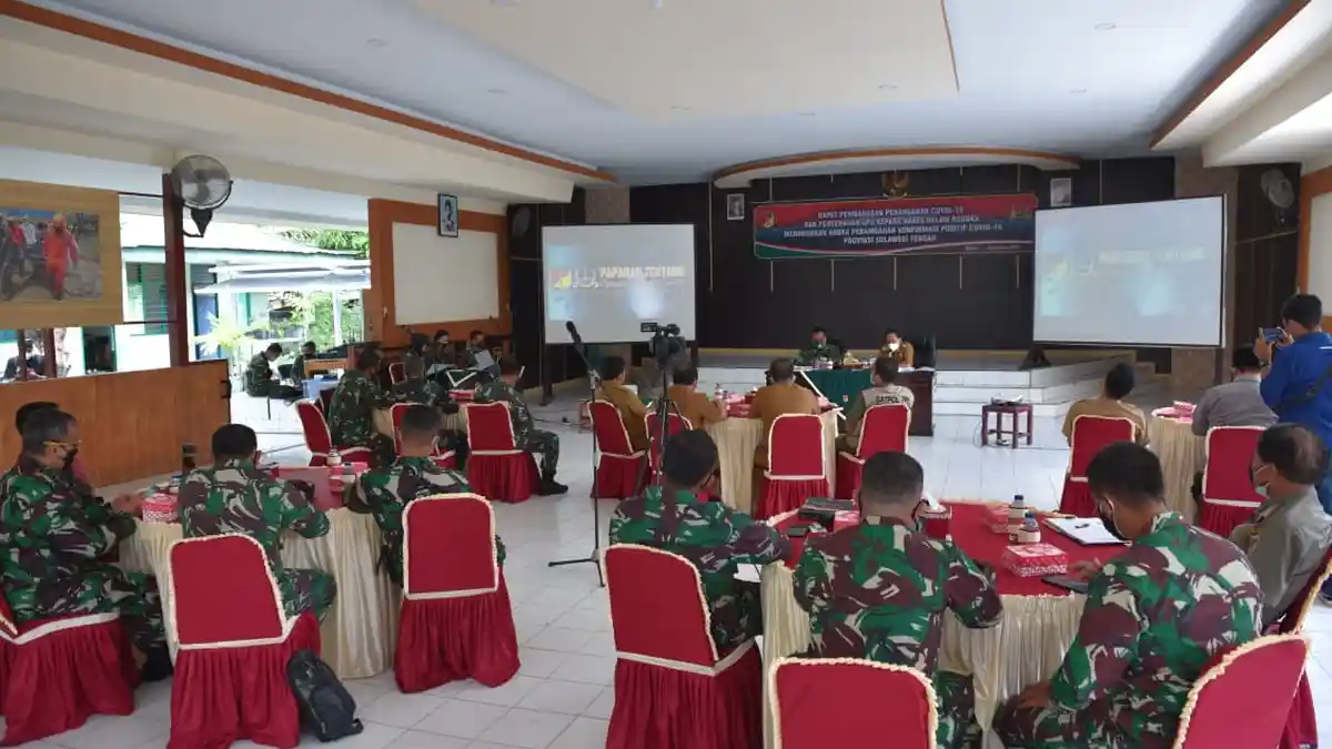 PPKM, Ketersediaan Oksigen hingga Vaksinasi di Sulteng jadi Perhatian Danrem Tadulako