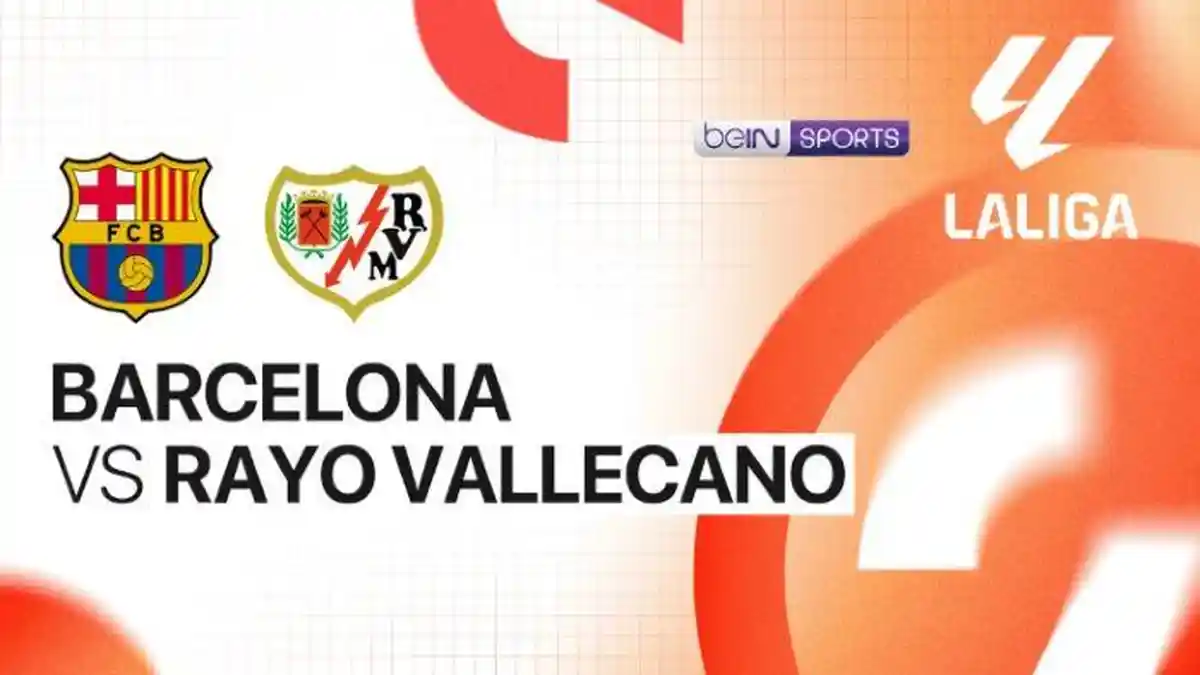Tempat Menonton Barcelona vs Rayo Vallecano 22 Maret 2026, Live Streaming La Liga Main Jam 20.00 WIB