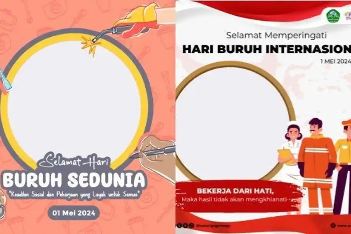 40 Link Twibbon Hari Buruh 2024 Cocok Dibagikan di Media Sosial, Lengkap Cara Memasangnya
