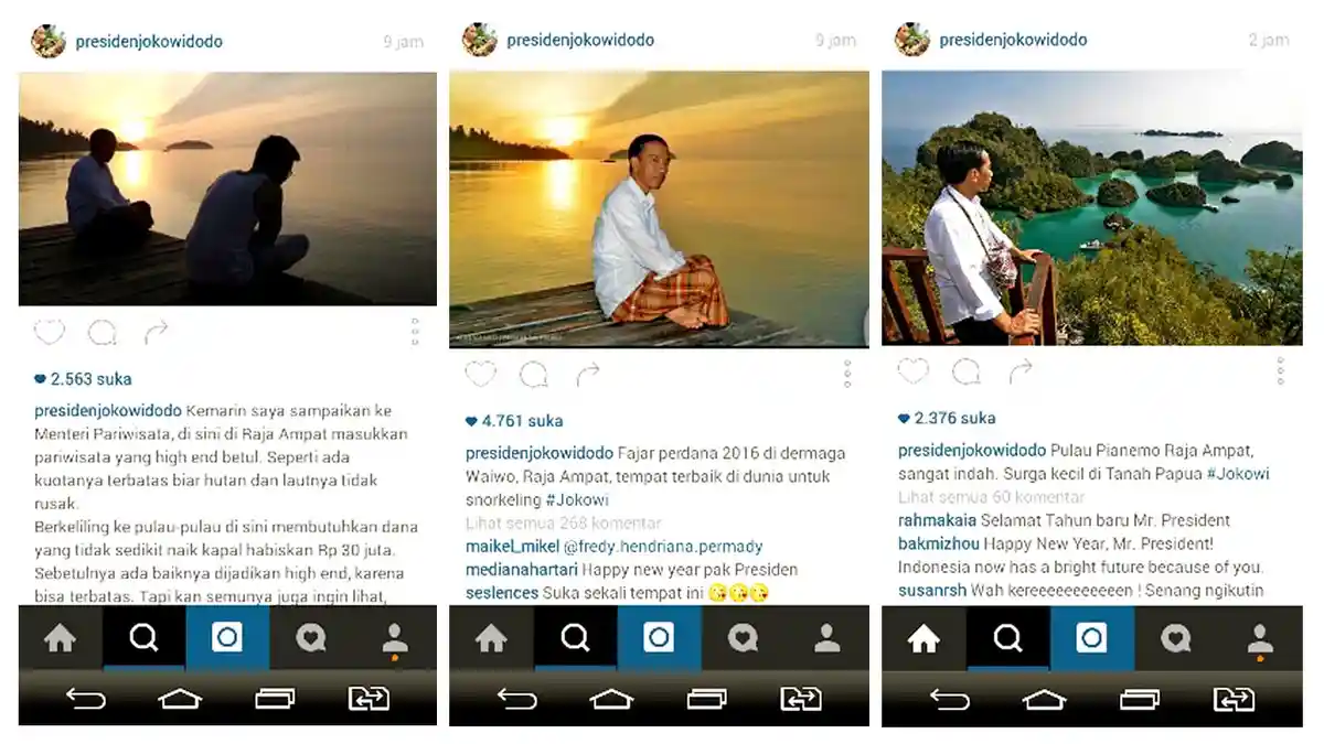 Foto Jokowi di Raja Ampat Pakai Sarung Ini Timbulkan Perdebatan Netizen, Kenapa?