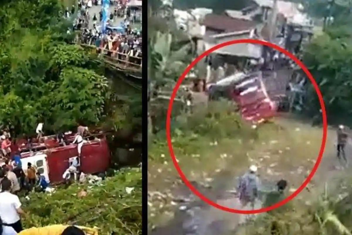 Bus Terjun ke Sungai di Wisata Guci Tegal Tewaskan 1 Orang, Sopir Mengaku Sudah Pasang Rem Tangan
