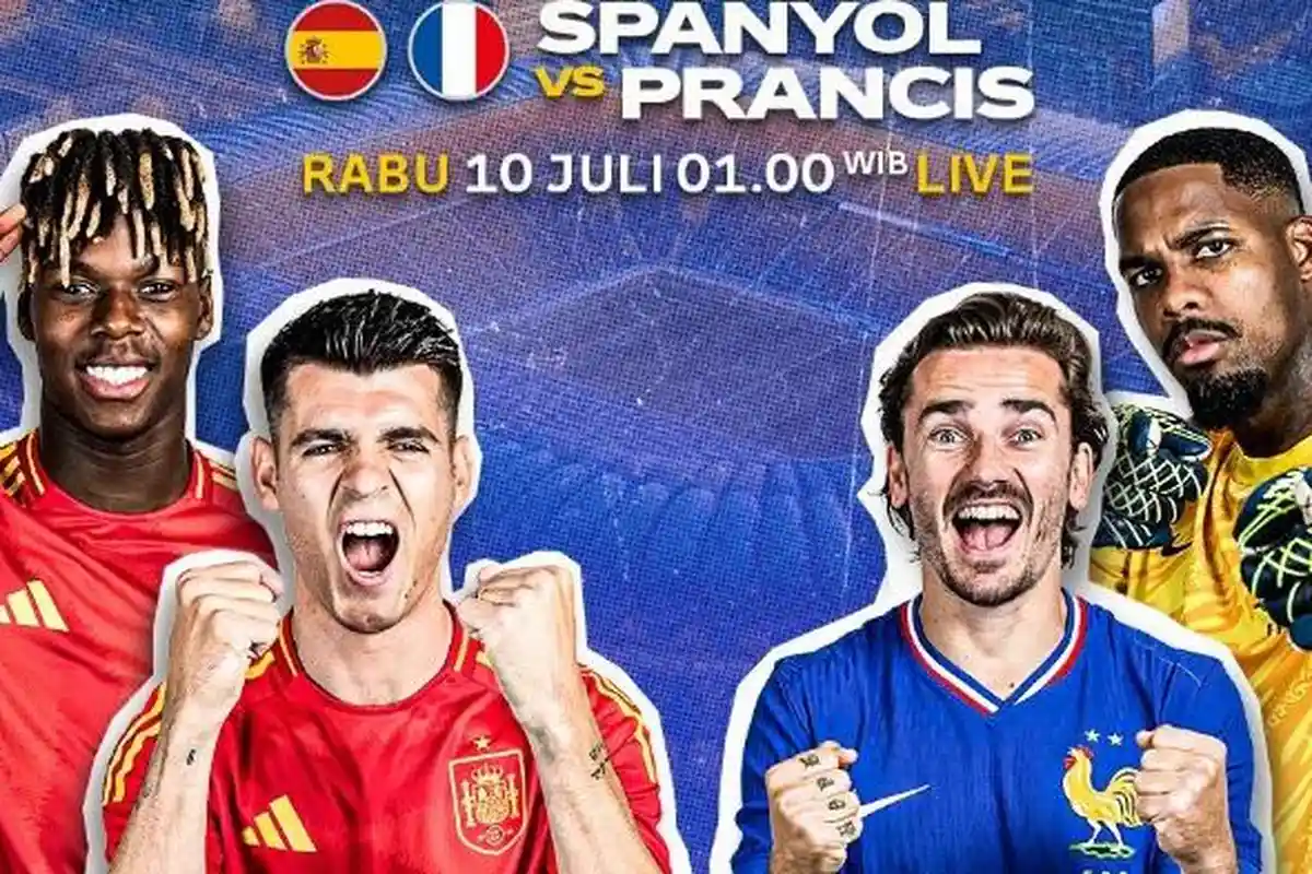 Prediksi Skor Spain vs France Semifinal Euro 2024 Hari Rabu 10 Juli 2024 Jam 2, Link Live Streaming