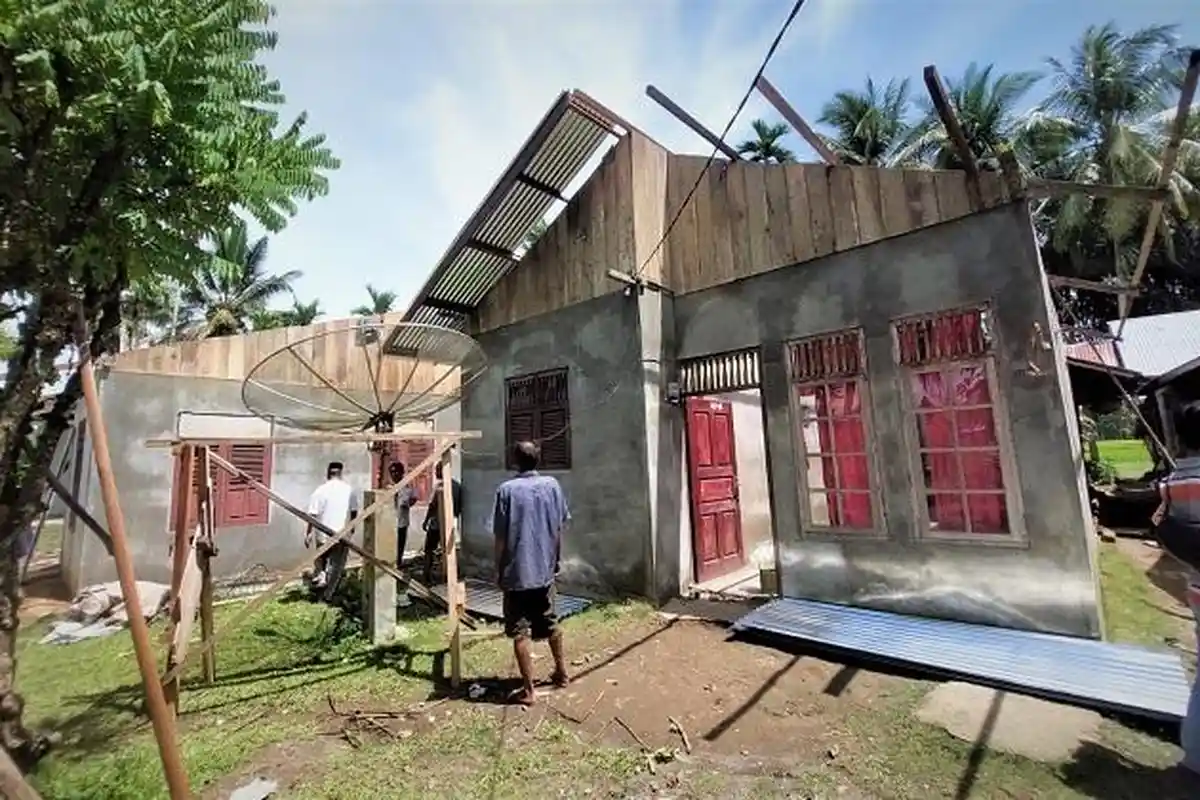 Puting Beliung Sapu Empat Unit Rumah Warga di Aceh Barat, Kerugian Ditaksir Puluhan Juta