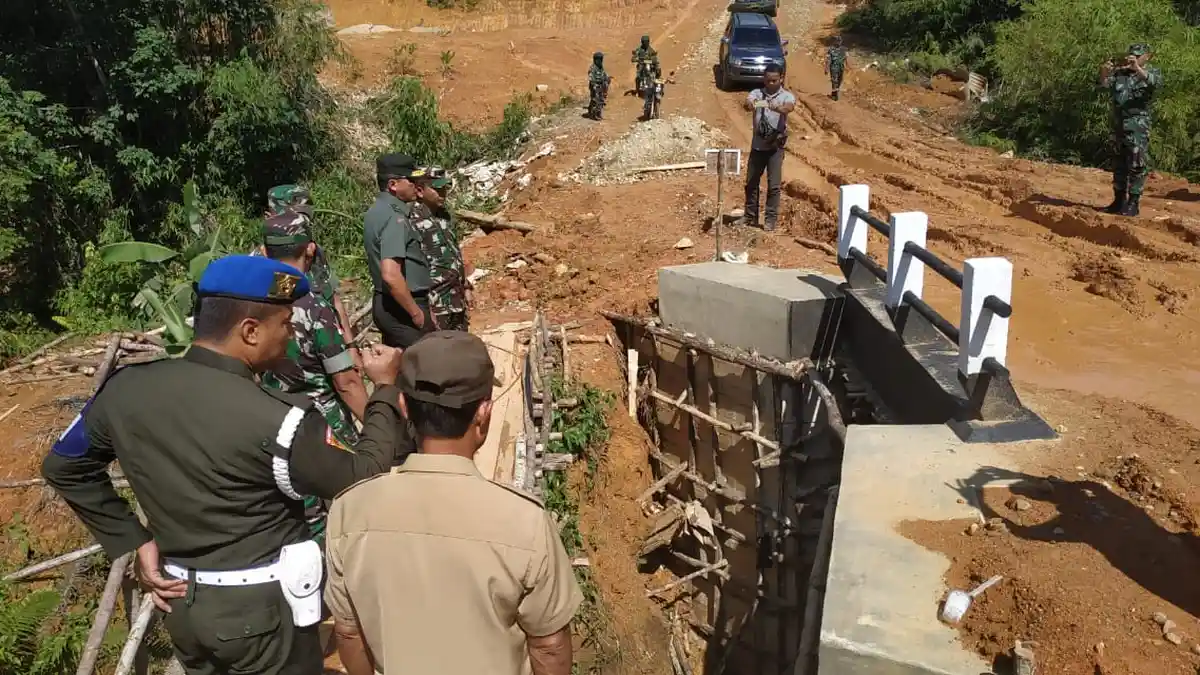 Waaster Kasad TNI Lakukan Wasev di Bengkayang