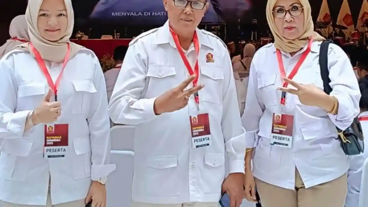 Gerindra Pesawaran Dampingi Prabowo-Gibran Daftar ke KPU