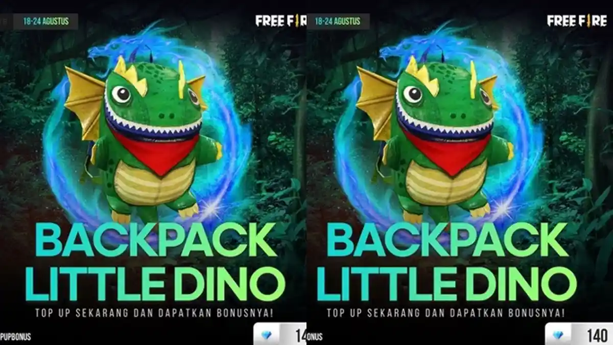 UPDATE Kode Redeem FF 19 Agustus 2021: Klaim Sekarang dan Dapatkan Backpack Little Dino, Gratis!