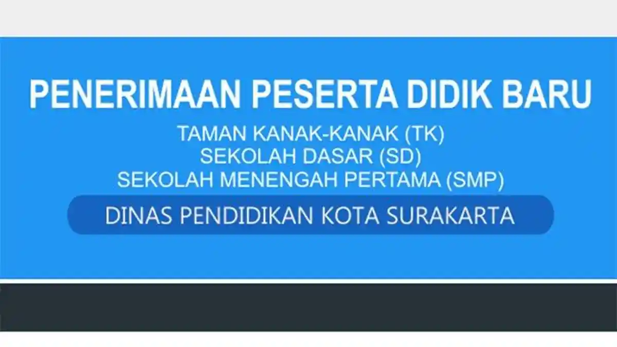 Cara Konversi Nilai PPDB SMP Solo 2024 Jalur Prestasi, Juara 1 Tingkat Ini Akan Diterima Langsung