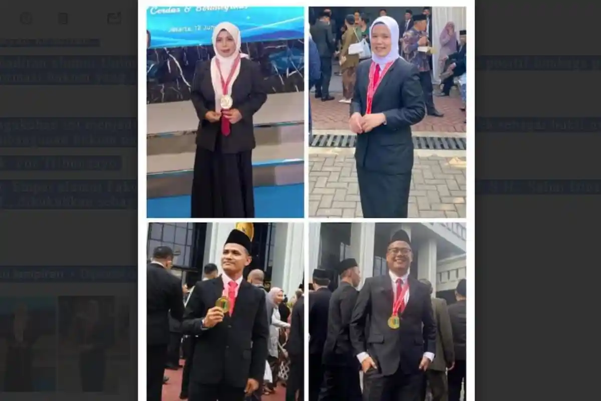 Selamat, 4 Orang Alumni Fakultas Hukum Unimal Dikukuhkan Presiden Prabowo Jadi Hakim Mahkamah Agung
