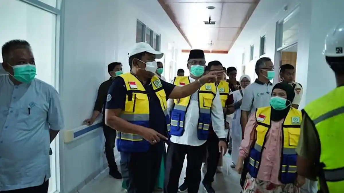 Kondisi Terkini Perbaikan 3 Ruangan RSMY Bengkulu yang Ditinjau Wakil ...
