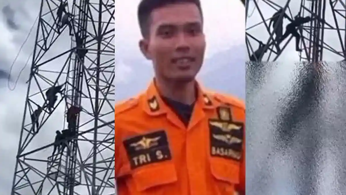 DETIK-DETIK Anggota Basarnas Tewas saat Evakuasi Warga Mau Akhiri Hidup dari Tower, Sempat Dilawan
