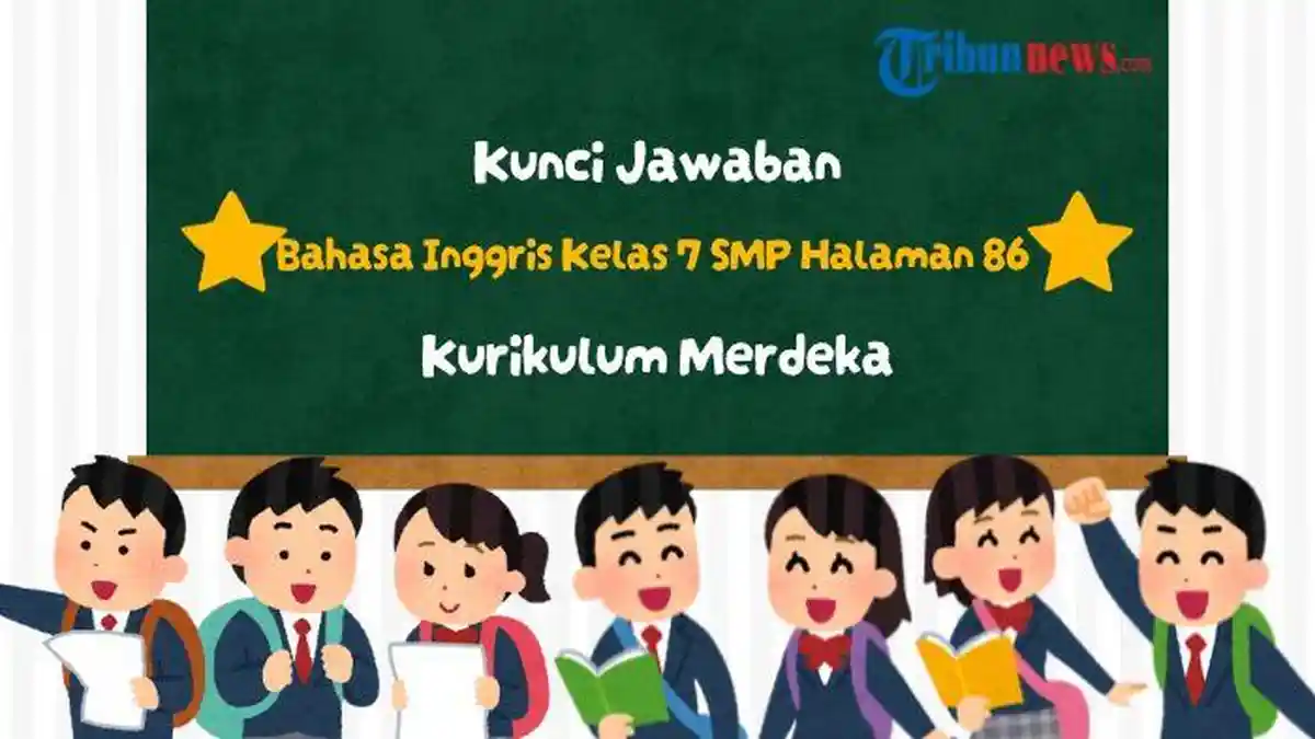 Kunci Jawaban Bahasa Inggris Kelas 7 SMP Halaman 86 Kurikulum Merdeka: Work With a Friend