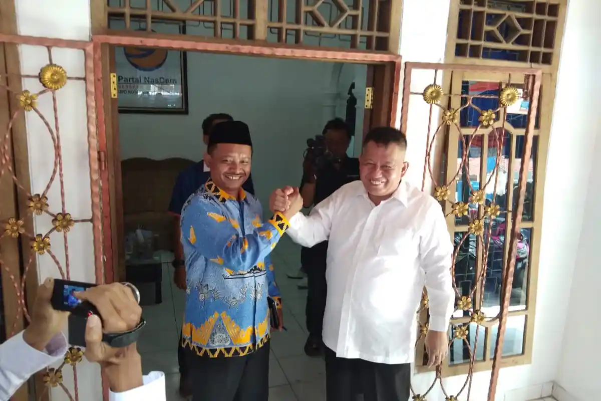 Tulus Purnomo dan Yusuf Kohar Kompak Saat Fit and Proper Test di Nasdem Bandar Lampung