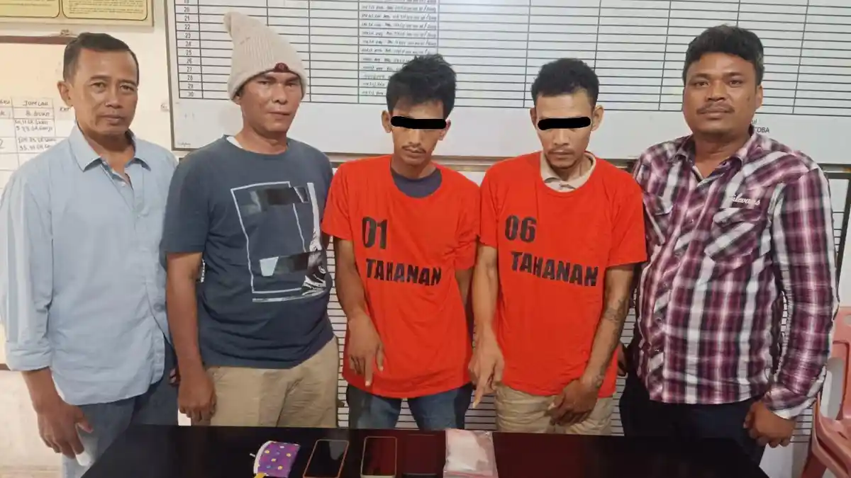 Gerebek Lokasi Narkoba, Polsek Perdagangan Amankan Tiga Tersangka di Bandar Huluan