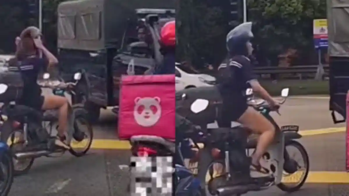 Sudah Tak Pakai Helm, Saat Diingatkan Polisi Pengendara Ini Malah Julurkan Lidah, Buat Netizen Geram