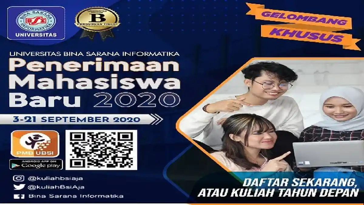 Kampus UBSI Pontianak Buka Penerimaan Mahasiswa Baru Gelombang Khusus, Buruan Daftar!