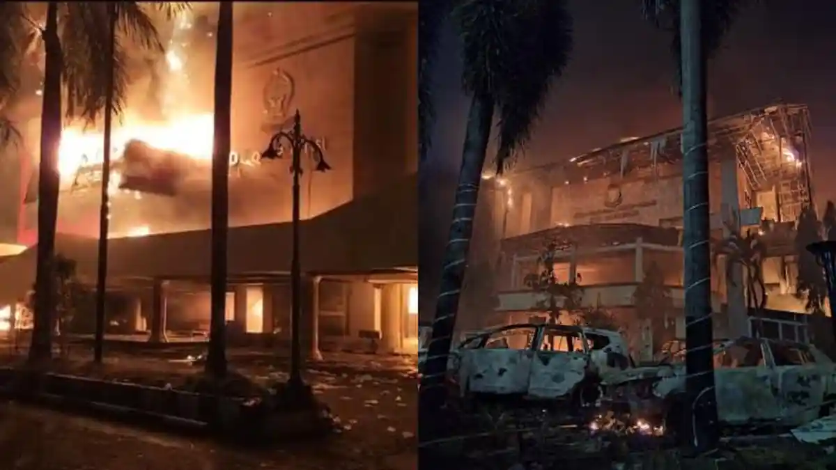 Demo di Makassar Berujung Pembakaran Kantor DPRD, 3 Pegawai Tewas Terbakar