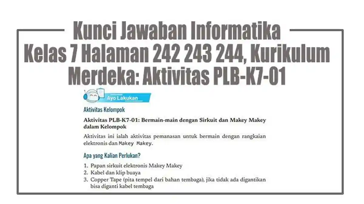 Kunci Jawaban Halaman 242 243 244 Informatika Kelas 7 SMP/MTs Kurikulum ...