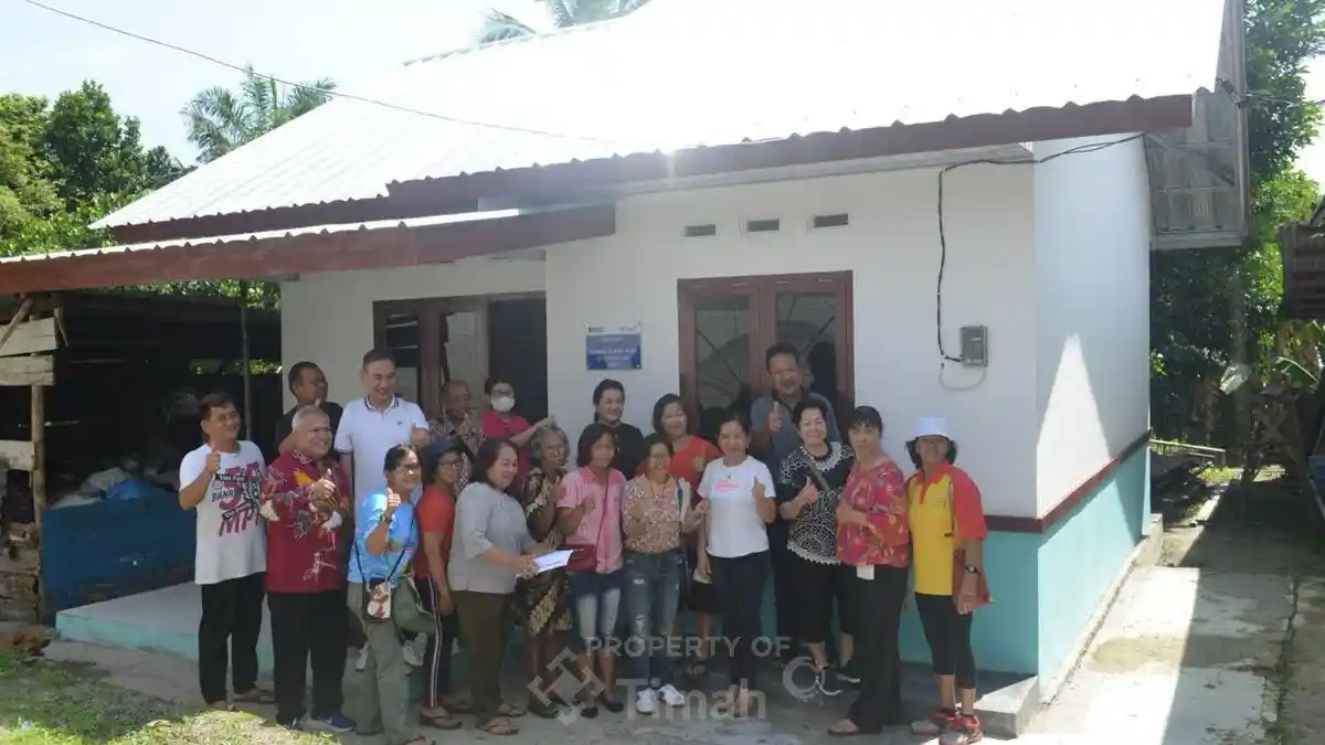 Aling Terharu Tahun Ini Bisa Merayakan Natal di Rumahnya Setelah Dapat Bantuan PT Timah