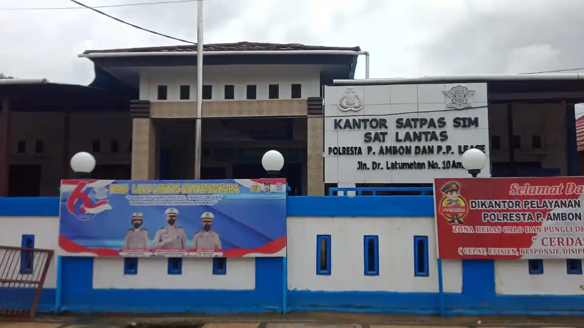 Dituding Salah Sasaran, Satlantas Polresta Ambon; Tersangka Akui Bersalah