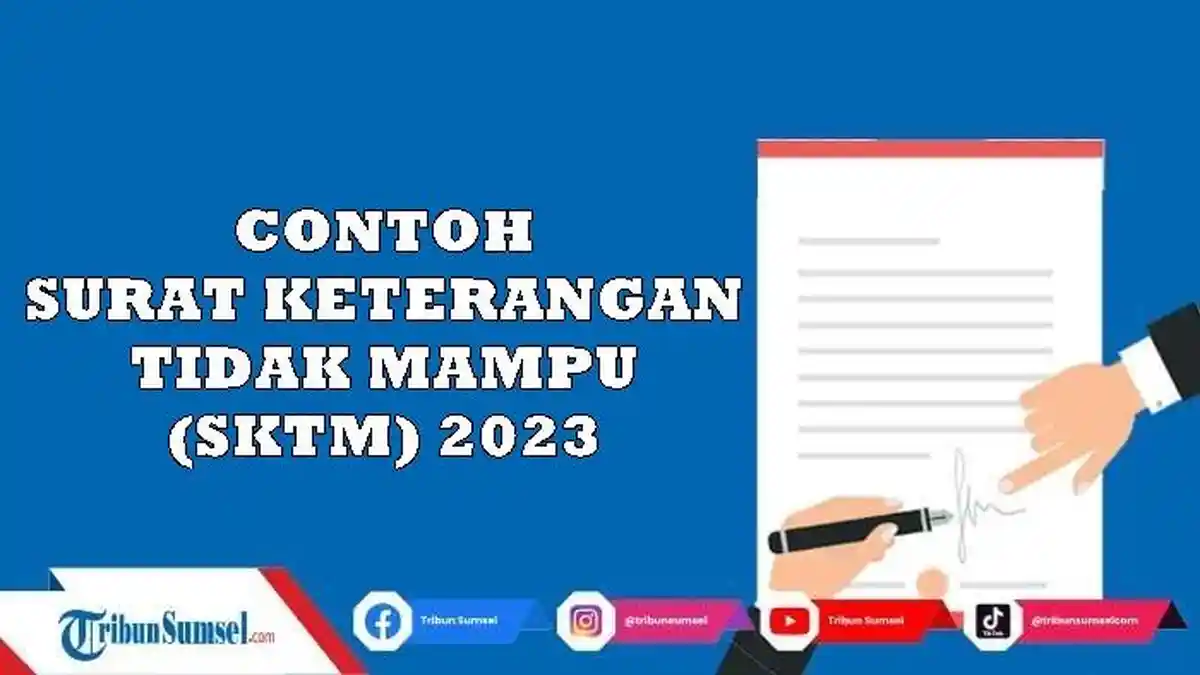 Contoh Surat Keterangan Tidak Mampu/SKTM untuk Daftar PIP 2023, Tersedia Bentuk PDF Bisa Diedit