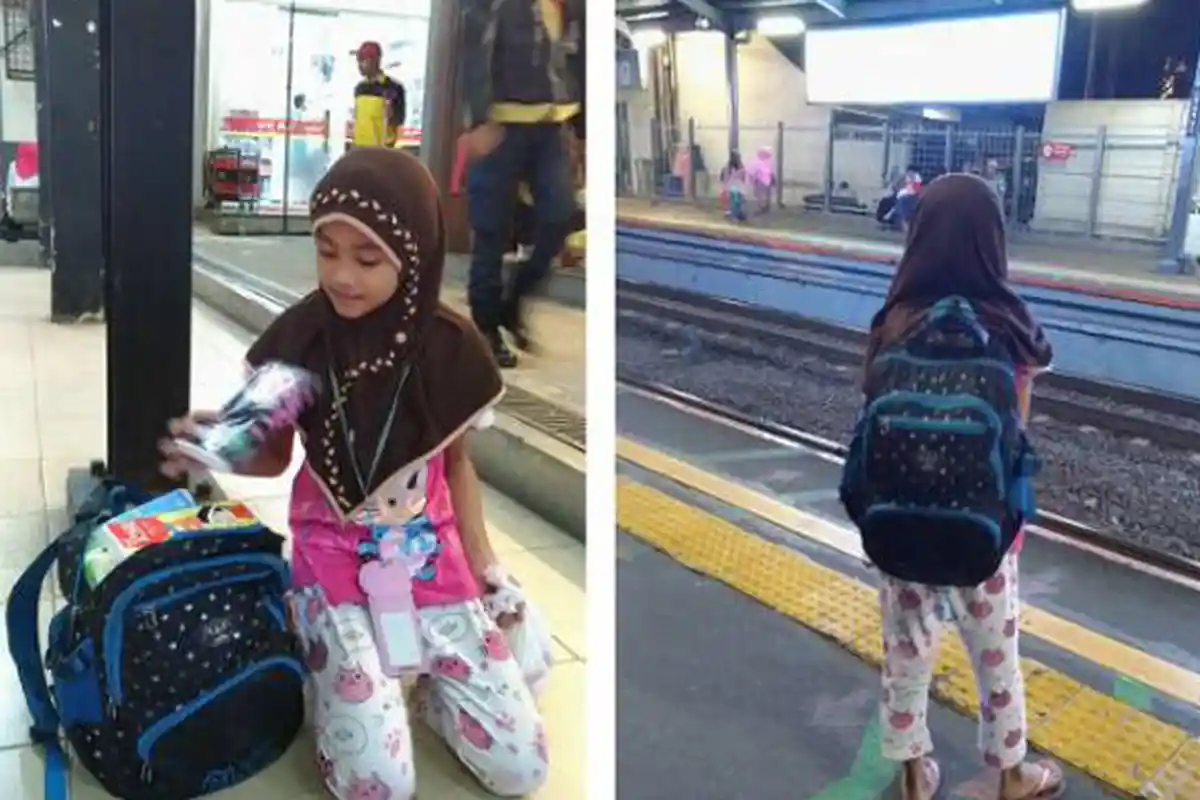 Usai Kisahnya Viral, Gadis Penjual Tisu di Stasiun Cawang Dapat Bantuan dari Para 'Malaikat Langit'