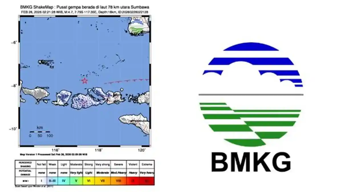 Gempa Terkini Magnitudo 4.7 Guncang Sumbawa NTB, Cek Info BMKG Hari Ini