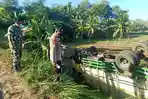 Detik-detik Truk di Blitar Terbalik, Sopir dan Anak Jadi Korban, Tak Ada yang Menolong