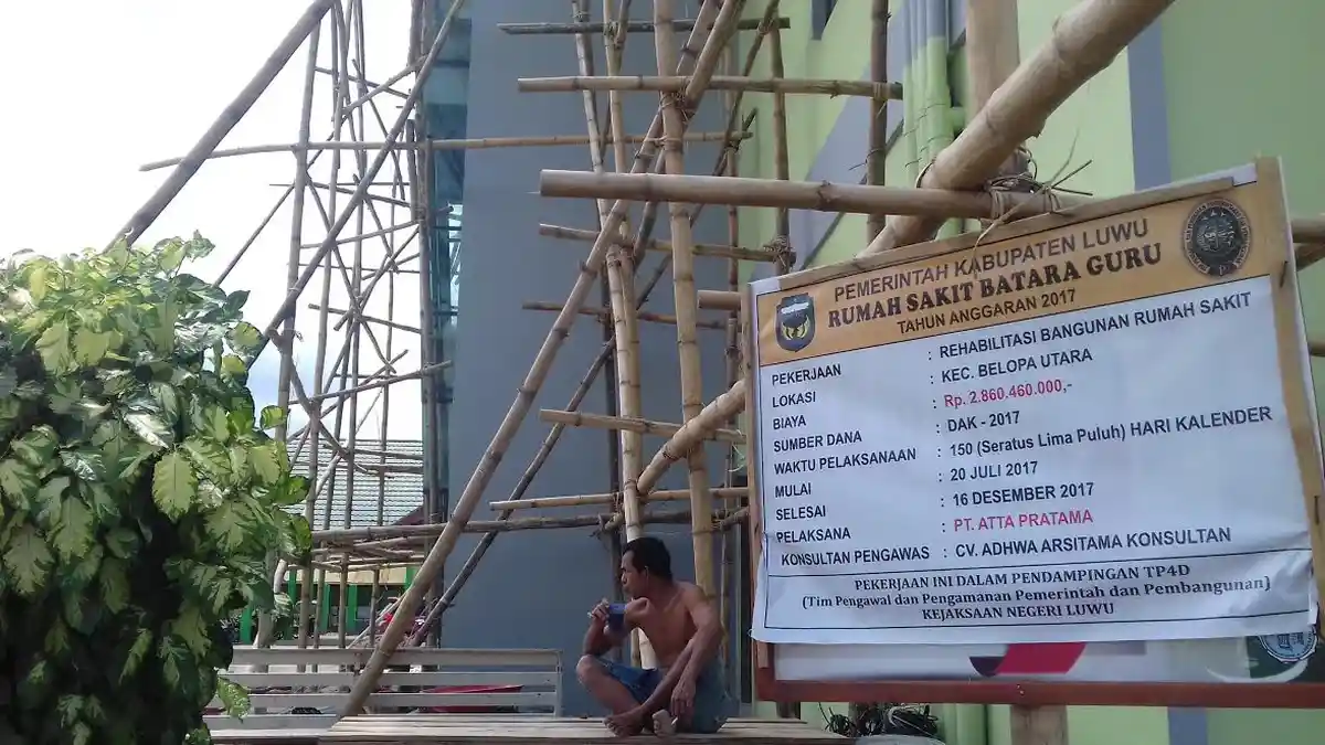 Rehabilitasi Bangunan RSUD Batara Guru Luwu Telan DAK Sebanyak Ini