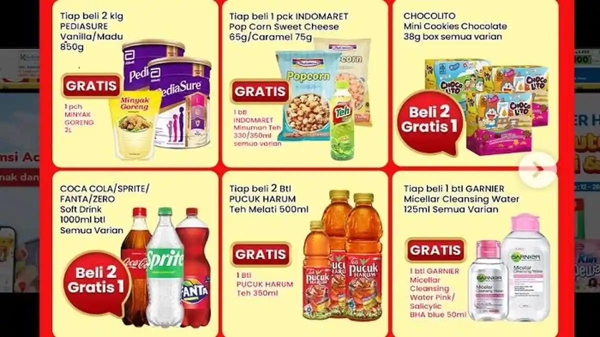 3 Katalog Promo Indomaret Terakhir Hari Ini 19 Juni :Hemat Bangeet, Paling Murah Bimoli Rp 34.900