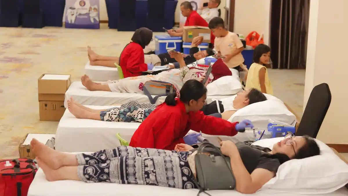 Aston Inn Gideon Batam Gelar Donor Darah, Ajak Masyarakat Peduli Sesama - Tribunbatam.id
