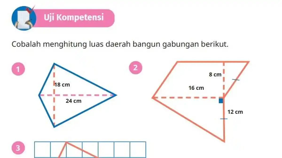Kunci Jawaban Matematika Kelas 5 SD Kurikulum Merdeka Halaman 162, Uji Kompetensi Bab 5: Bangunan