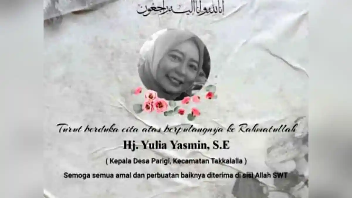 Kades Parigi Meninggal Dunia, Bupati Wajo; Yulia Yasmin Orang Baik