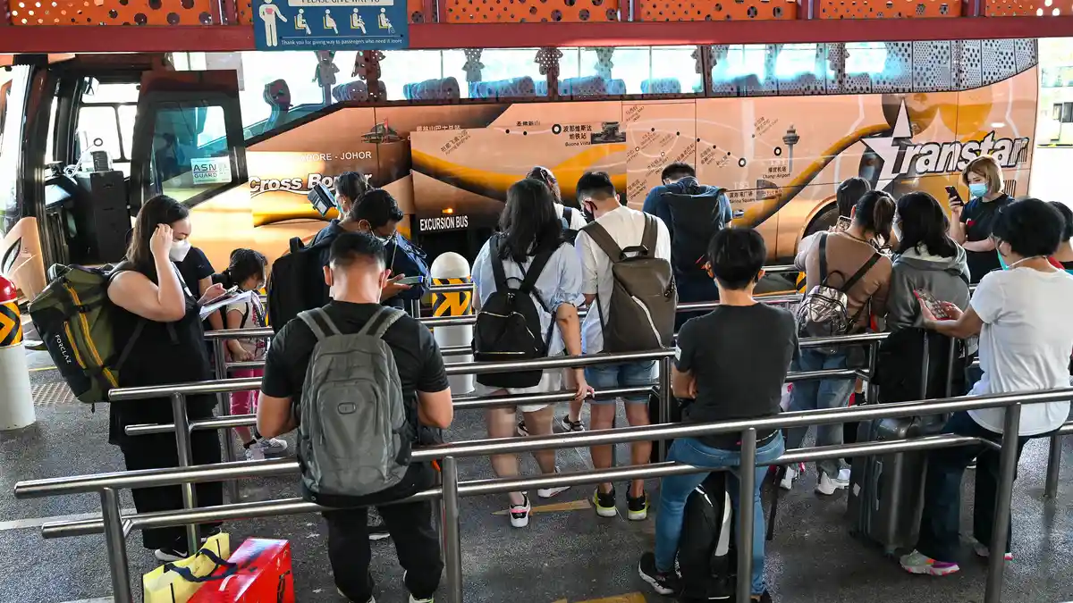 Berita Foto : Perbatasan Darat Malaysia-Singapura Kembali Dibuka
