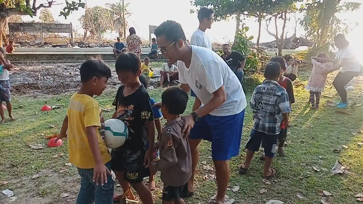 BSS Foundation Bantu Pulihkan Psikis Anak-anak Korban Tsunami Selat Sunda